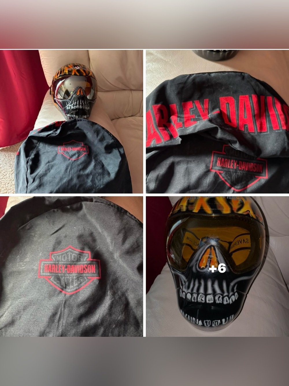 Save Phace Ghost Rider Flame Skull Mask & Goggles Thermal Lens